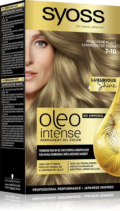 Produktbild Syoss Oleo Intense Hair Dye 7-10 Natural For light hair (7-10 Natural)