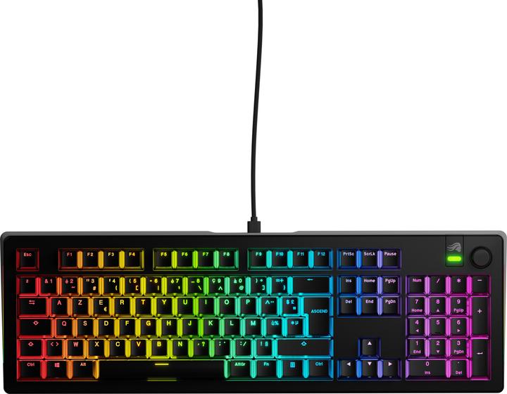 Produktbild Glorious GMMK 3 100 % Custom Gaming-Tastatur - Pre-Built, ANSI (US), Fox Switches, schwarz (Kabelgebunden)