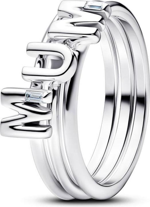 Produktbild Pandora MUM Buchstaben Teilbarer Ring (48)