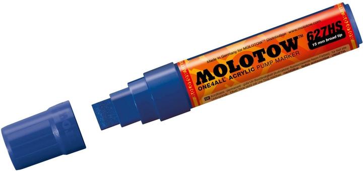 Produktbild Molotow Permanentmarker One4All 627 HS nachfüllbar 15mm echtblau (Echtblau, 15 mm, 1 x)
