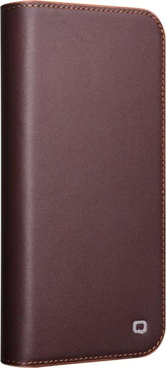 Immagine prodotto QiAlino Fourre Flip cuir véritable foncé mat (Apple iPhone 16)