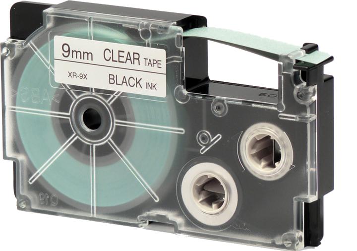 Produktbild Casio Schriftband XR (0.90 cm, Schwarz, Transparent)