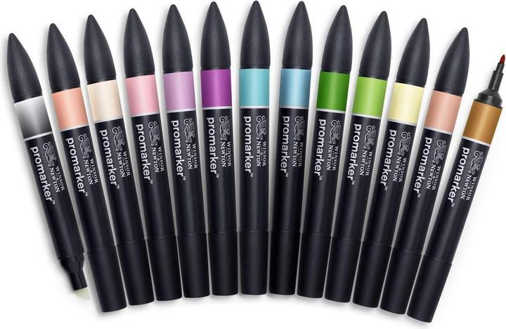 Produktbild Winsor & Newton ProMarker 12+1 manga fantasy (12x)