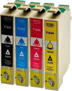 Immagine prodotto Hermex Cartuccia d'inchiostro XL compatibile per Epson WorkForce WF-2530WF (M, Y, C, FC)