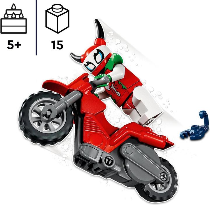 Produktbild LEGO Skorpion-Stuntbike (60332, LEGO City)