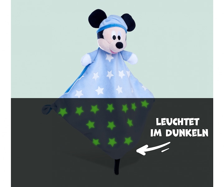 Productafbeelding Simba Disney Goedenacht Mickey GID Knuffeldoekje