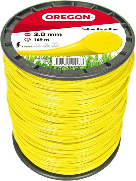 Image du produit Oregon Fil jaune rond 3.0 mm x 169 m (Fil de coupe + bobine de fil)