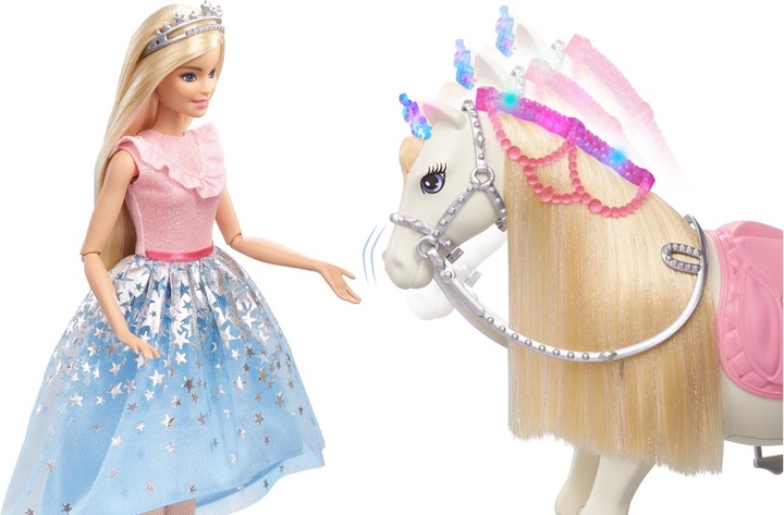 Produktbild Barbie Princess Adventure - Prance & Schimmerpferd