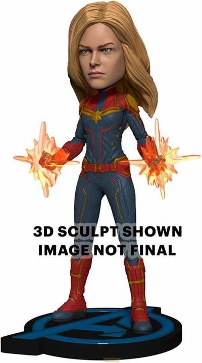 Neca Marvel - Avengers Endgame Head Knocker Captain Marvel 20cm