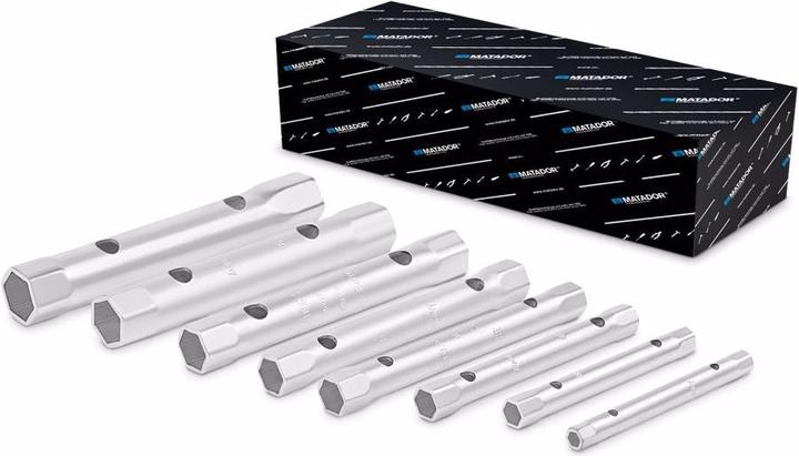 Actual product image Matador Pipe socket wrench set 8 pcs. 6 x 7 - 20 x 22 mm (18 mm, 12 mm, 15 mm, 20 mm, 10 mm, 22 mm, 14 mm, 21 mm, 16 mm, 11 mm, 13 mm, 17 mm, 19 mm)