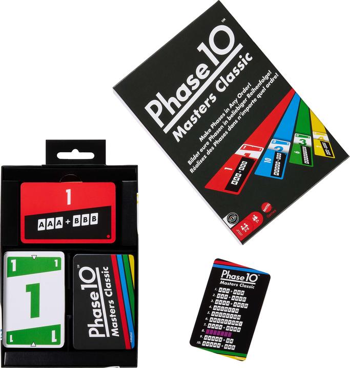 Produktbild Mattel Games Phase 10 Masters Classic (Deutsch)