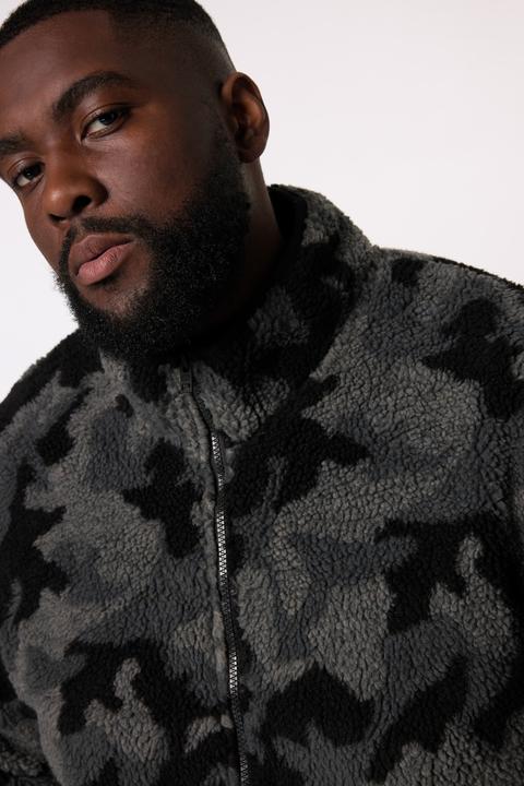 Actual product image Sthuge Teddyjacke, Camouflage, Stehkragen (3XL)