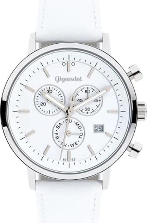 Gigandet Montre analogique japonaise à quartz pour homme et femme avec bracelet en cuir (Montre analogique)