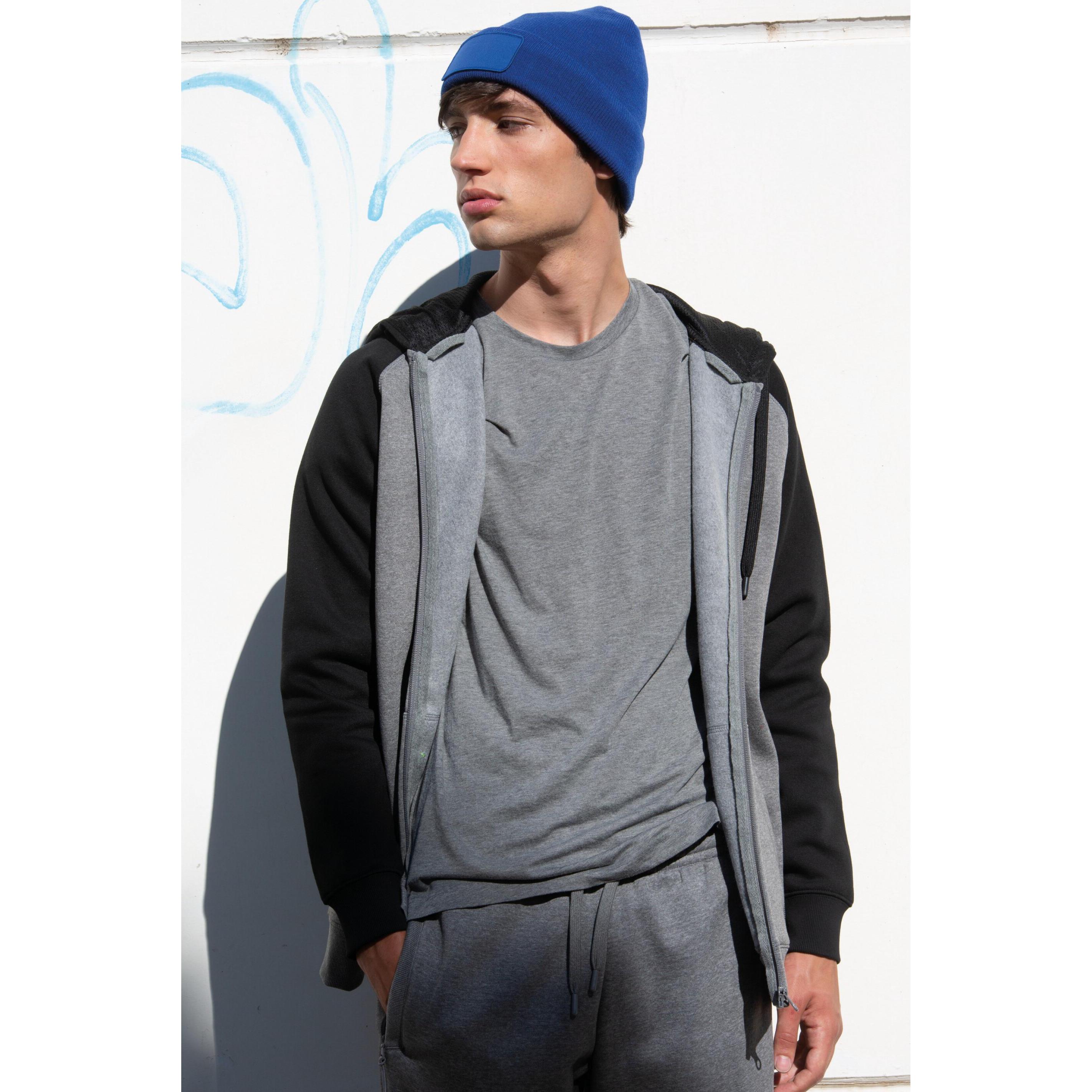 Thumbnail - K-up, Mütze, Recycelte Mütze mit Patch, Blau