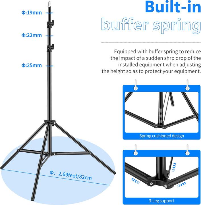 Produktbild Neewer 200cm 25-22-19 Light Stand (200 cm)