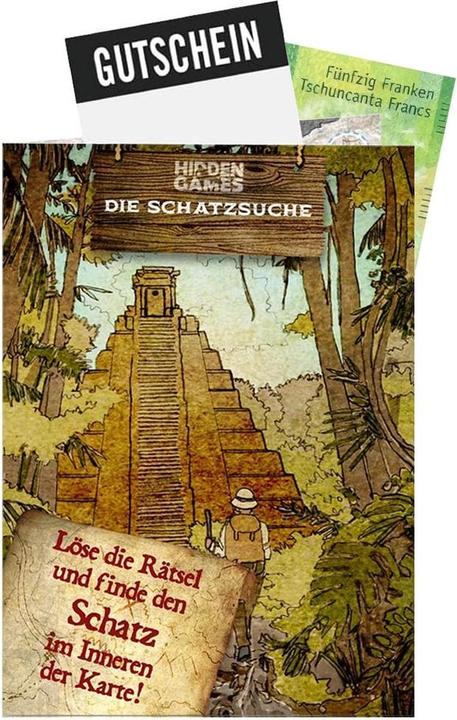 Actual product image Hidden Games The treasure hunt - puzzle card (German, 1 Players)