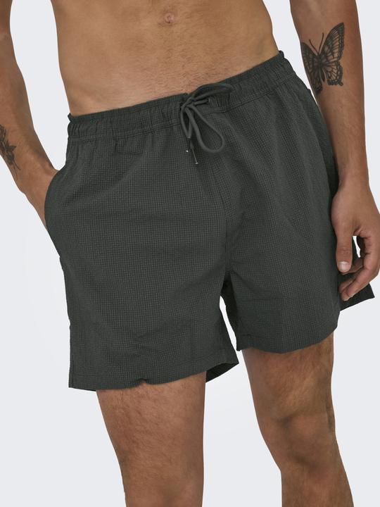 Actual product image Only & Sons Onsted Life Solid Seersucker Swim Noos (XL)