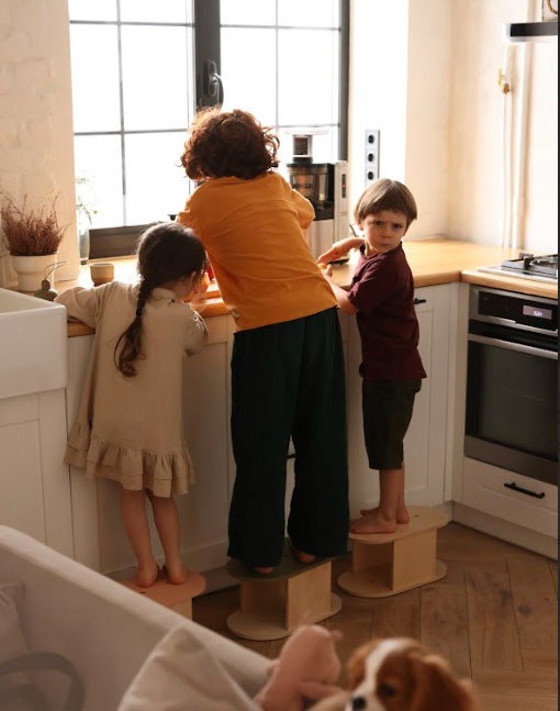 Actual product image Babai Step chair wood (Child seating group)