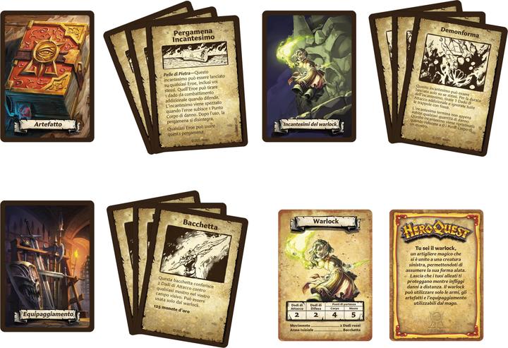 Image du produit Hasbro Gaming Pack Aventure HeroQuest La Prophétie de Telor, jeu de base HeroQuest requis (Italien)