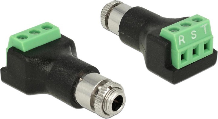 Image du produit Delock Bornier Prise jack 3,5 mm (Adaptateur jack)