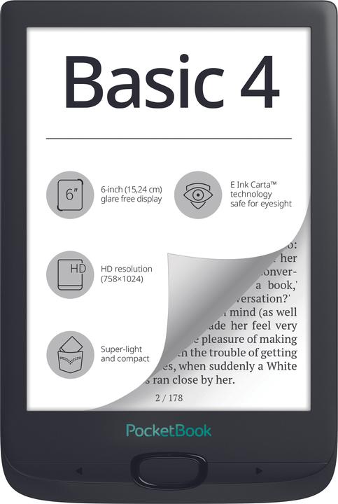 Produktbild PocketBook Basic 4 (5.98", Black)