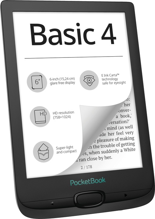 Actual product image PocketBook Basic 4 (5.98", Black)