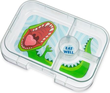 Produktbild Yumbox Panino (4 Unterteilungen) Jurasic Green Dino Znüni Lunchbox