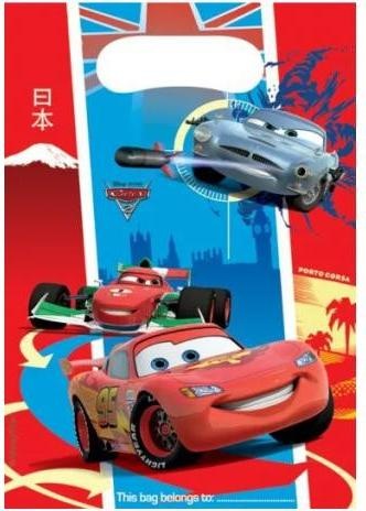 Actual product image Cars Characters Party Bags (Pack of 6)