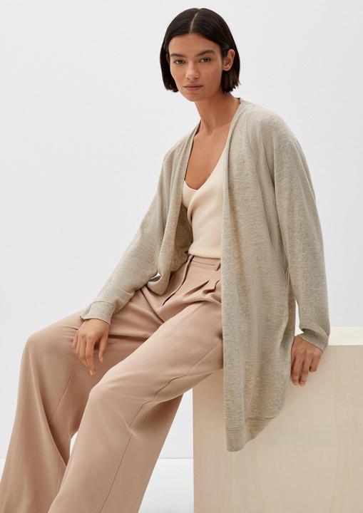 Produktbild s.Oliver Strickjacke Cardigan aus Wollmix (L)
