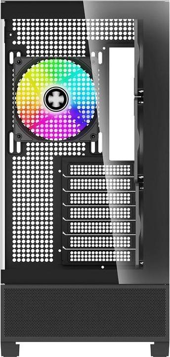Actual product image Xilence Flare X909.ARGB (schwarz, Tempered Glass x 2) (ATX)
