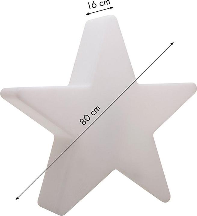 Actual product image 8 seasons design Shining Star (800 lm, E27, IP44)