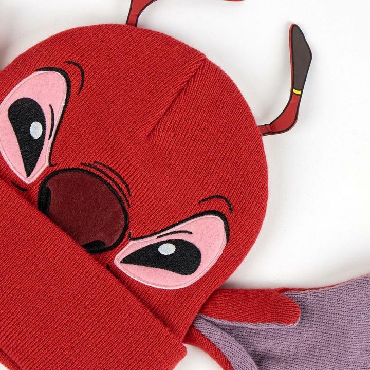 Actual product image Stitch Kindermütze Rot