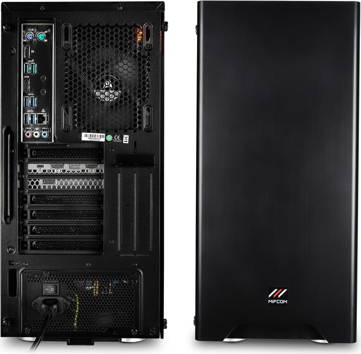 Produktbild Mifcom Savage RTX2080S Core i7 (Intel Core i7-9700K, 16 GB, 500 GB, GeForce RTX 2080 Super)