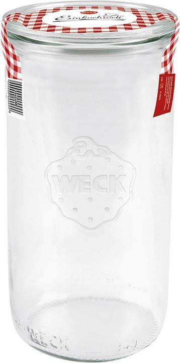 Actual product image Weck Round rim glass bar shape 'Preserving world (1 pcs., 0.34 l)