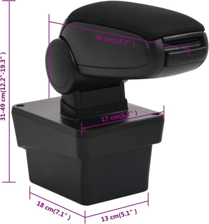 Immagine prodotto vidaXL Auto Armlehne