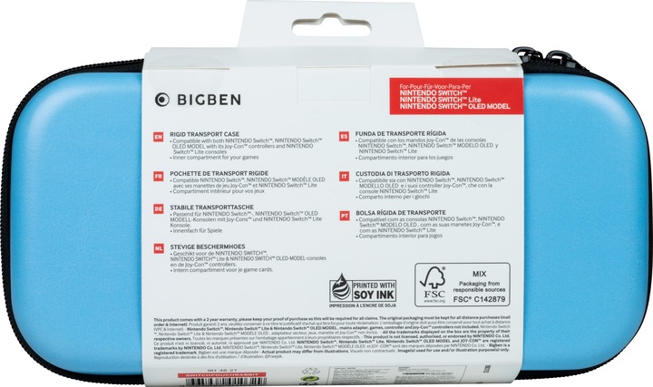 Actual product image Bigben Case - Rabbit Design (Switch OLED, Switch Lite, Switch)