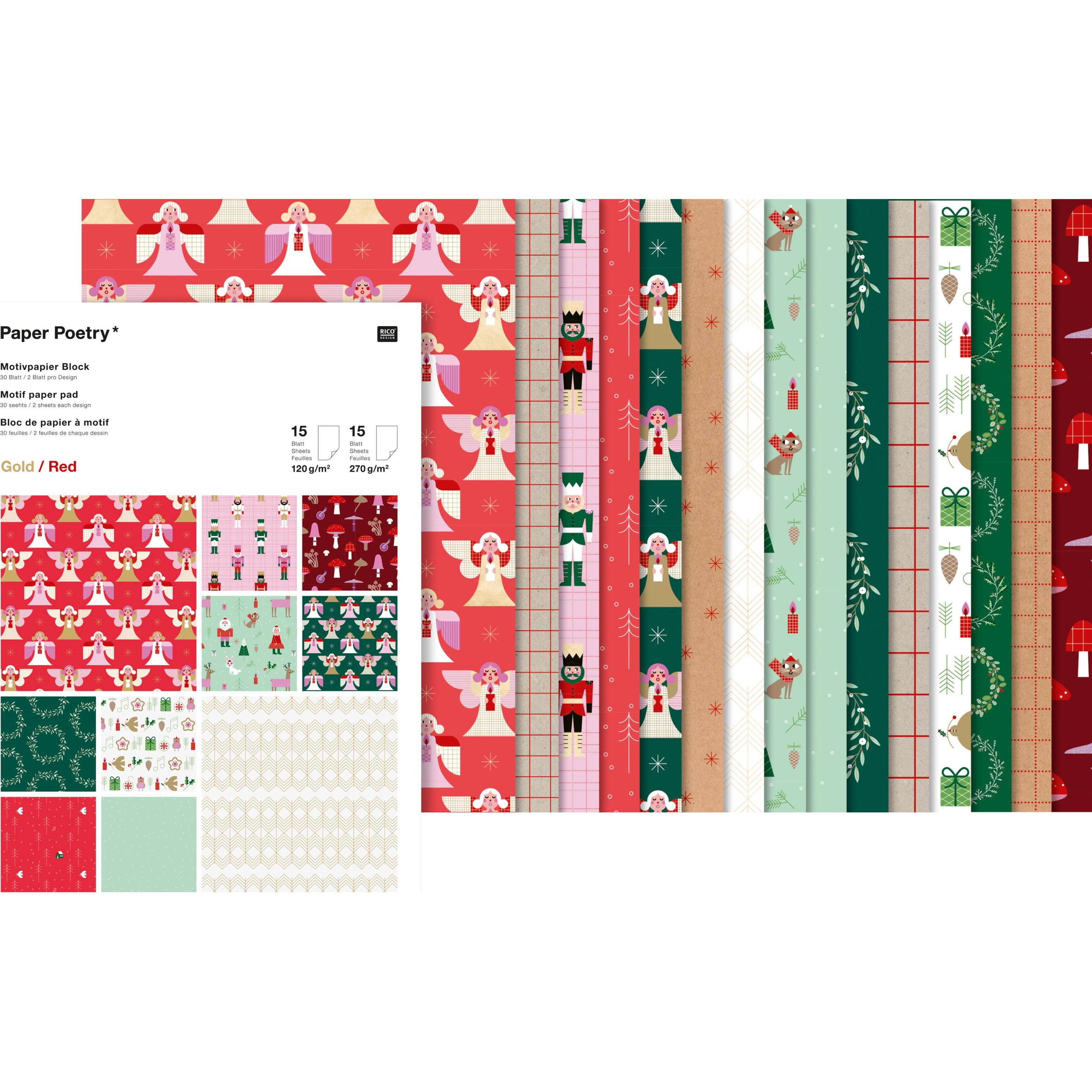 Thumbnail - Mixed Paper Pad, Xmas FSC Mix, Sachbücher