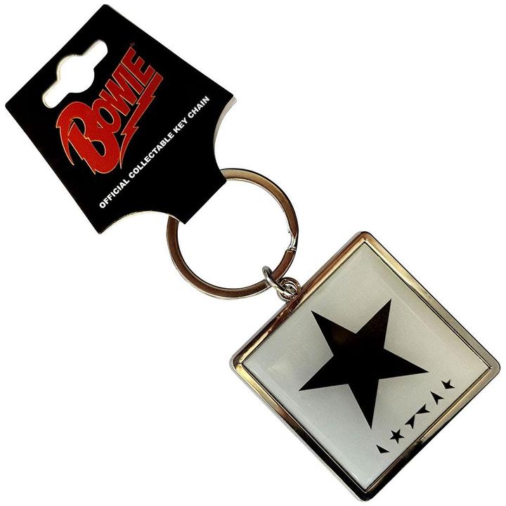 Actual product image David Bowie Blackstar Keyring