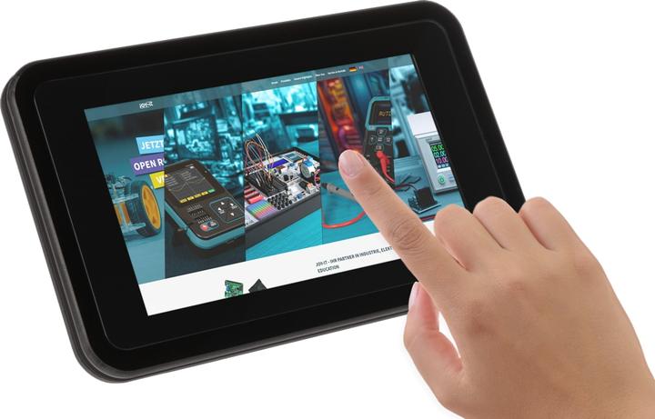 Actual product image Joy-it RASPBERRY Gehäuse für SC1635 original 7" Touch Display 2 + Raspberry Pi 5
