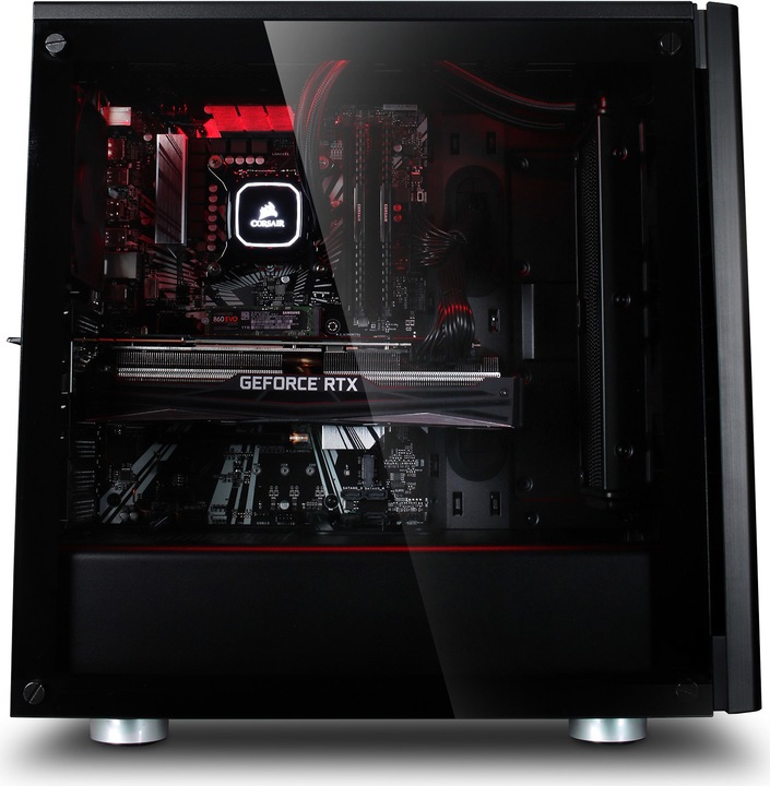 Produktbild Mifcom Savage RTX2080Ti Core i7 (Intel Core i7-9700K, 16 GB, 500 GB, GeForce RTX 2080 Ti)