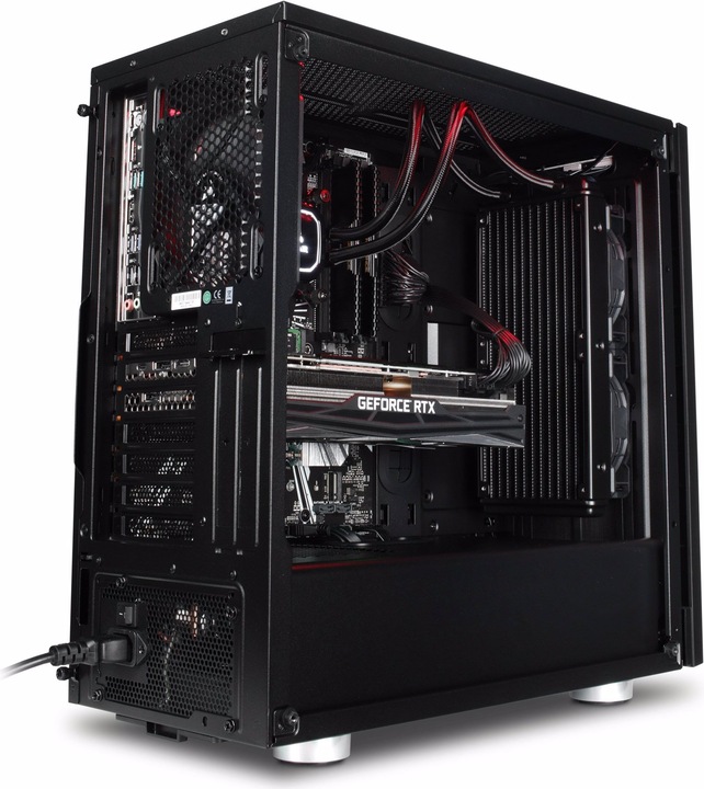 Produktbild Mifcom Savage RTX2080Ti Core i7 (Intel Core i7-9700K, 16 GB, 500 GB, GeForce RTX 2080 Ti)