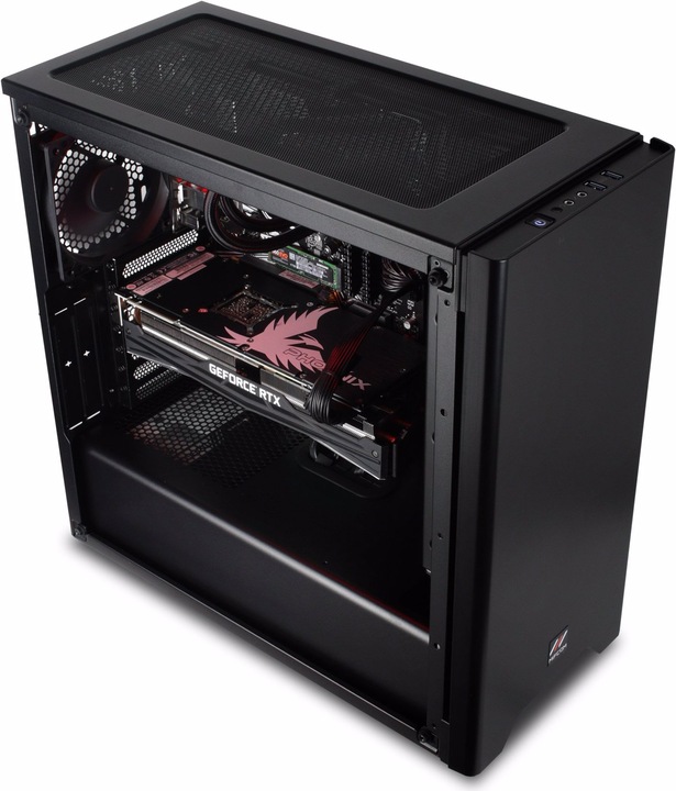 Produktbild Mifcom Savage RTX2080Ti Core i7 (Intel Core i7-9700K, 16 GB, 500 GB, GeForce RTX 2080 Ti)
