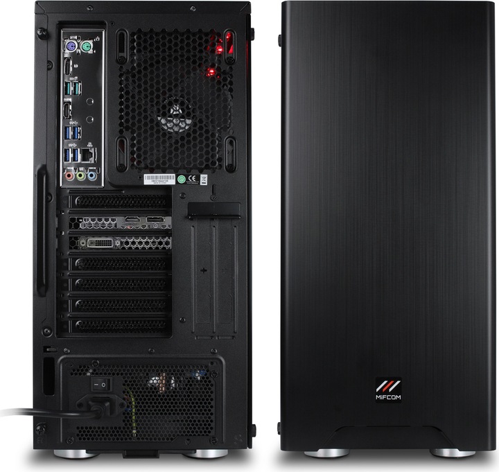 Produktbild Mifcom Savage RTX2080Ti Core i7 (Intel Core i7-9700K, 16 GB, 500 GB, GeForce RTX 2080 Ti)