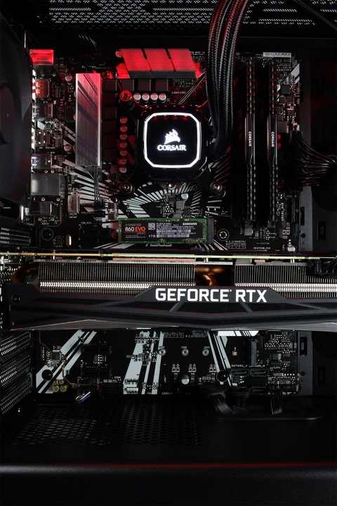 Produktbild Mifcom Savage RTX2080Ti Core i7 (Intel Core i7-9700K, 16 GB, 500 GB, GeForce RTX 2080 Ti)
