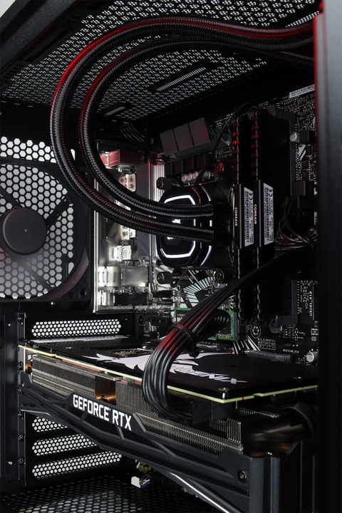 Produktbild Mifcom Savage RTX2080Ti Core i7 (Intel Core i7-9700K, 16 GB, 500 GB, GeForce RTX 2080 Ti)