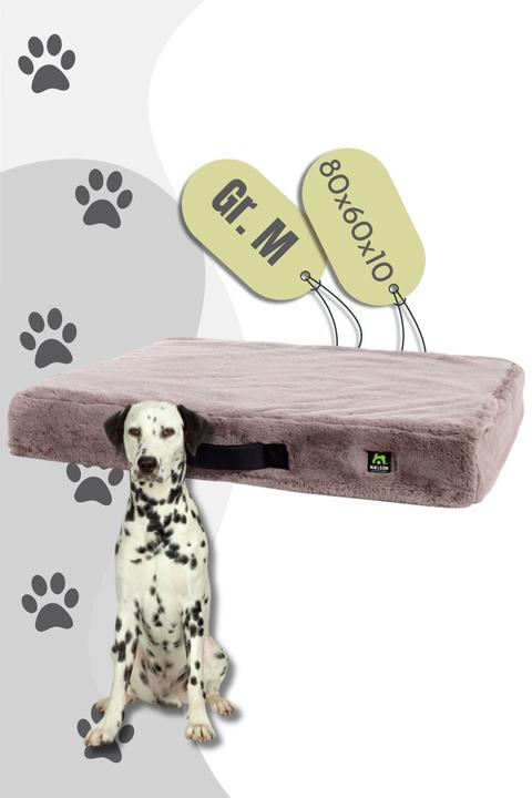 Produktbild Maelson MemoFluff 80 stone orthopädisches Hundebett (MF 8008) (Hund)
