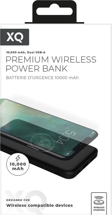 Immagine prodotto Xqisit premium senza fili (10000 mAh, 5 W, 37 Wh)