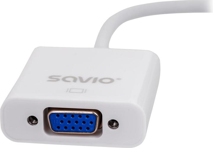 Actual product image Savio CL-27 Video Cable Adapter VGA (D-Sub) HDMI Type A (Standard) (VGA, HDMI, 20 cm)