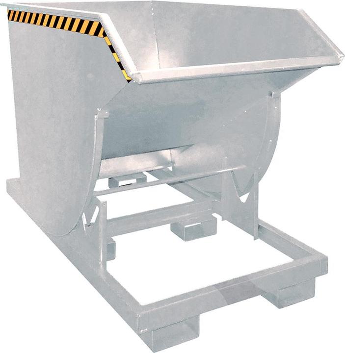 Image du produit eurokraft pro Benne basculante, modèle étroit (1000 l)