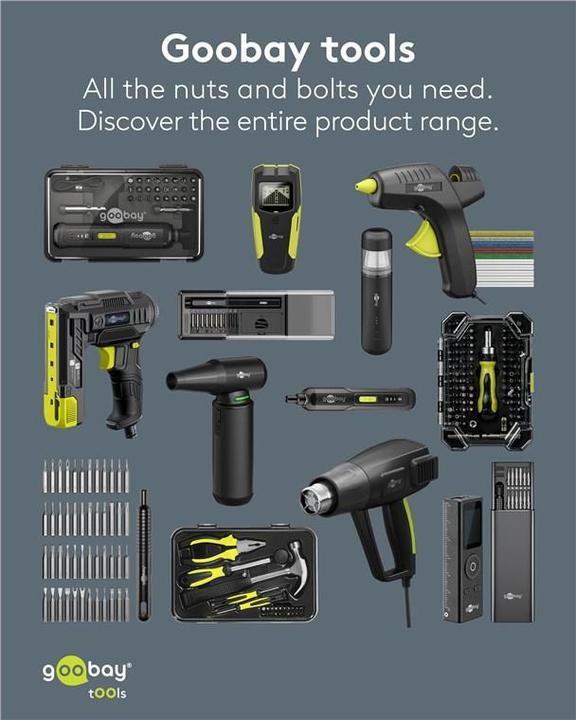 Image du produit Goobay Heissklebesticks 11 mm, 5 Farben, 10 Stk.